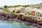 Sicily landscape. Rocky sea shore of Acitrezza next to Cyclops islands, Catania, Italy