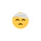 Sick beaten face icon illustration emoji