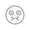 Sick, emotions icon. Simple line, outline vector expression of mood icons for ui and ux, website or mobile application