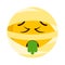 Sick mummy emoji icon