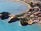 Sidari, Corfu, aerial view