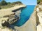 Sidari famous beach landscape ionian sea on Corfu island