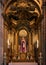 Side altar with a statue of the Madonna in the Church of Santa Maria, Lisbon.