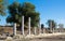 Side ancient Greek city ruin columns