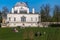 By the side of Chiswick House on West London, Uk. Chiswick House is a magnificent neo Palladian villa set in beautiful historic