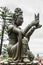 Side Closeup, One of the Six Devas offering to Tian Tan Buddha, Hong Kong China