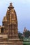 Side dome of Hindu temple in India\'s Khajuraho.