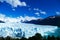 Side and elevated view of Perito Moreno Glacier
