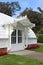 Side entrance porch of the Conservatory of Flowers, San Francisco.