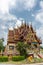 Side Front of Wat Laem Suwannaram Chinese Buddhist Temple, Ko Samui Island, Thailand