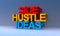 Side hustle ideas on blue