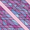 Side line purple seamless pattern