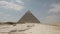 Side of the pyramid of khafre at giza near cairo