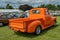 Side and rear view of a classic Chevrolet pickup truck