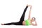Side-Reclining Leg Lift yoga pose