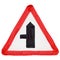 side road left sign illustration isolated over white