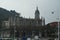 Side Shot Of One Of The Sides Cathedral Of Lekeitio Seen From The Port Of The Village. March 24, 2018. Arquitecture Religion Lands