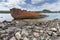 Side View of Abandoned Whaling Ship