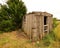 Side View of an aged Railroad car shed in Wallace , Kansas