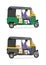 Side view Auto rickshaw