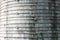 Side view background of a silo structure close view