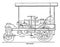 Side View of Barford and Perkins Water Ballast Rollers, vintage illustration