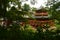 Side view Buddhist Temple Byodo-In.