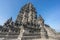 Side view of Candi Siwa Shiva Temple in Prambanan temple complex.