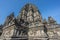Side view of Candi Siwa Shiva Temple in Prambanan temple complex. Central Java, Indonesia