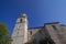 Side view of Cathedral in Sirolo, Ancona - Italy  Belfry Church of San Nicolo di Bari