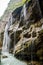 Side view Chegem waterfalls