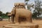 Side view of the elephant at Pancha Rathas