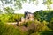 Side view of Eltz castle from the forest