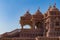 Side View Entrance to BAPS Shri Swaminarayan Mandir in Chino Hills, CA