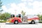Side view of fire engine, Weston, FL