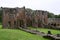 Side view of Furness Abbey 4, in Barrow-in-Furness, Lake District, Cumbria, England.