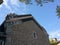 Side View of A Gable Wall Constructed with Oyster Shells