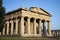 Side view of Hera temple in Paestum, Italy