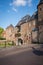 Side view of the Koppelpoort (Eemhaven) in Amersfoort, The Netherlands, historical building