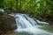 Side view of Krating waterfall