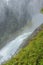 Side view of the Krimml Waterfalls from the Regen Kanzel