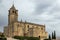 Side view of the Main Abbey church inside the Fortress of La Mota