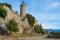 Side view of Mare de Deu de Queralt Shrine, Berga