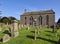 A side view of Monikie Kirk, and Old Red Sandstone constructed Church near to Dundee in Angus.