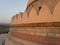 Side View of a monument built at river swat