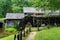 Side View of a New Flume at Mabry Mill, Blue Ridge Parkway, Virginia, USA