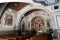 Side view of the profuse decoration of Shrine of Our Lady Queen of the Angels. Rock of Arias Montano, Alajar, Huelva, Spain