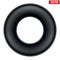 Side view of Realistic rubber tire symbol. Vector