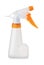 Side view of small plastic spray bottle