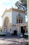 Side view of Spreckels Organ Pavilion at Balboa Park, San Diego, California